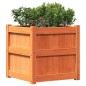 vidaXL Jardineras de exterior 2 uds madera maciza de pino marrón cera vidaXL Jardineras de exterior 2 uds madera maciza de pino marrón cera