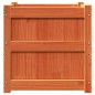 vidaXL Jardineras de exterior 2 uds madera maciza de pino marrón cera vidaXL Jardineras de exterior 2 uds madera maciza de pino marrón cera