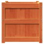 vidaXL Jardineras de exterior 2 uds madera maciza de pino marrón cera vidaXL Jardineras de exterior 2 uds madera maciza de pino marrón cera