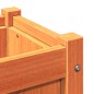 vidaXL Jardineras de exterior 2 uds madera maciza de pino marrón cera vidaXL Jardineras de exterior 2 uds madera maciza de pino marrón cera