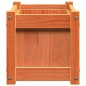 vidaXL Jardineras de exterior 2 uds madera maciza de pino marrón cera vidaXL Jardineras de exterior 2 uds madera maciza de pino marrón cera