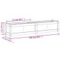 vidaXL Jardinera exterior madera maciza pino marrón cera 150x31x31 cm vidaXL Jardinera exterior madera maciza pino marrón cera 150x31x31 cm