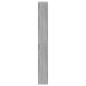 vidaXL Mueble zapatero con espejo 4 niveles gris Sonoma 63x17x134 cm vidaXL Mueble zapatero con espejo 4 niveles gris Sonoma 63x17x134 cm
