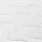 vidaXL Colchón de muelles ensacados firmeza media 90x220 cm