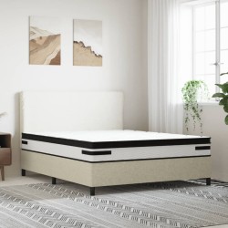 vidaXL Colchón de muelles ensacados Super King Medium Plus 160x200 cm