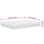 vidaXL Colchón de muelles ensacados Super King Medium Plus 160x200 cm vidaXL Colchón de muelles ensacados Super King Medium Plus 160x200 cm