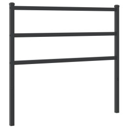 vidaXL Cabecero de metal negro 100 cm