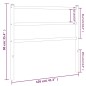vidaXL Cabecero de metal negro 100 cm vidaXL Cabecero de metal negro 100 cm