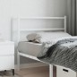 vidaXL Cabecero de metal blanco 107 cm vidaXL Cabecero de metal blanco 107 cm
