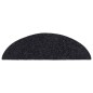vidaXL Alfombrilla de escaleras 15 uds tela punzonada negro 56x17x3 cm vidaXL Alfombrilla de escaleras 15 uds tela punzonada negro 56x17x3 cm