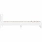 vidaXL Estructura cama con cabecero madera ingeniería blanca 75x190 cm
