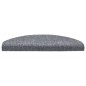 vidaXL Alfombrillas de escalera autoadhesivas 10 uds gris 65x21x4 cm vidaXL Alfombrillas de escalera autoadhesivas 10 uds gris 65x21x4 cm