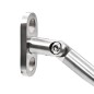 vidaXL Marquesina de puerta vidrio VSG y acero inoxidable 90x75 cm vidaXL Marquesina de puerta vidrio VSG y acero inoxidable 90x75 cm