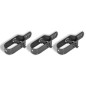 vidaXL Tensor de alambre para valla metálica 3 uds 100 mm gris vidaXL Tensor de alambre para valla metálica 3 uds 100 mm gris