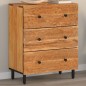 vidaXL Armario auxiliar madera maciza de acacia 60x33x75 cm vidaXL Armario auxiliar madera maciza de acacia 60x33x75 cm