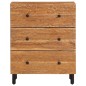 vidaXL Armario auxiliar madera maciza de acacia 60x33x75 cm vidaXL Armario auxiliar madera maciza de acacia 60x33x75 cm