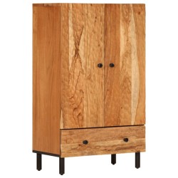 vidaXL Aparador alto madera maciza de acacia 60x33x100 cm
