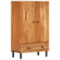 vidaXL Aparador alto madera maciza de acacia 60x33x100 cm