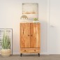 vidaXL Aparador alto madera maciza de acacia 60x33x100 cm