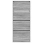 vidaXL Mueble zapatero 4 cajones abatibles gris Sonoma 80x34x187,5 cm vidaXL Mueble zapatero 4 cajones abatibles gris Sonoma 80x34x187,5 cm