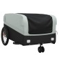 vidaXL Remolque para bicicleta hierro negro y gris 45 kg vidaXL Remolque para bicicleta hierro negro y gris 45 kg