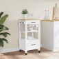 vidaXL Carrito de cocina MONZA madera maciza de pino 48x40x90 cm