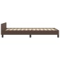 vidaXL Estructura de cama cabecero cuero sintético marrón 100x200 cm vidaXL Estructura de cama cabecero cuero sintético marrón 100x200 cm