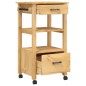 vidaXL Carrito de cocina MONZA madera maciza de pino 48x40x90 cm vidaXL Carrito de cocina MONZA madera maciza de pino 48x40x90 cm