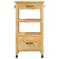 vidaXL Carrito de cocina MONZA madera maciza de pino 48x40x90 cm vidaXL Carrito de cocina MONZA madera maciza de pino 48x40x90 cm