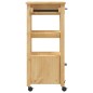 vidaXL Carrito de cocina MONZA madera maciza de pino 48x40x90 cm vidaXL Carrito de cocina MONZA madera maciza de pino 48x40x90 cm