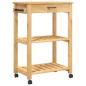 vidaXL Carrito de cocina MONZA madera maciza de pino 60x40x90 cm vidaXL Carrito de cocina MONZA madera maciza de pino 60x40x90 cm