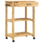 vidaXL Carrito de cocina MONZA madera maciza de pino 60x40x90 cm vidaXL Carrito de cocina MONZA madera maciza de pino 60x40x90 cm