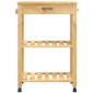 vidaXL Carrito de cocina MONZA madera maciza de pino 60x40x90 cm vidaXL Carrito de cocina MONZA madera maciza de pino 60x40x90 cm