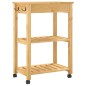 vidaXL Carrito de cocina MONZA madera maciza de pino 60x40x90 cm vidaXL Carrito de cocina MONZA madera maciza de pino 60x40x90 cm
