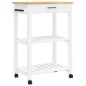 vidaXL Carrito de cocina MONZA madera maciza de pino 60x40x90 cm vidaXL Carrito de cocina MONZA madera maciza de pino 60x40x90 cm