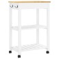 vidaXL Carrito de cocina MONZA madera maciza de pino 60x40x90 cm vidaXL Carrito de cocina MONZA madera maciza de pino 60x40x90 cm
