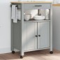 vidaXL Carrito de cocina MONZA madera maciza de pino 60x40x90 cm