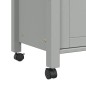 vidaXL Carrito de cocina MONZA madera maciza de pino 60x40x90 cm