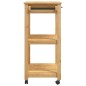 vidaXL Carrito de cocina MONZA madera maciza de pino 84x40x90 cm vidaXL Carrito de cocina MONZA madera maciza de pino 84x40x90 cm