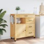 vidaXL Carrito de cocina MONZA madera maciza de pino 84x40x90 cm vidaXL Carrito de cocina MONZA madera maciza de pino 84x40x90 cm