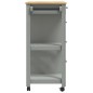 vidaXL Carrito de cocina MONZA madera maciza de pino 84x40x90 cm vidaXL Carrito de cocina MONZA madera maciza de pino 84x40x90 cm