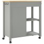 vidaXL Carrito de cocina MONZA madera maciza de pino 84x40x90 cm vidaXL Carrito de cocina MONZA madera maciza de pino 84x40x90 cm