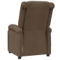 vidaXL Sillón de masaje eléctrico tela marrón vidaXL Sillón de masaje eléctrico tela marrón