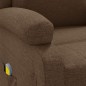 vidaXL Sillón de masaje eléctrico tela marrón vidaXL Sillón de masaje eléctrico tela marrón