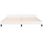 vidaXL Estructura de cama cabecero cuero sintético blanco 200x200 cm vidaXL Estructura de cama cabecero cuero sintético blanco 200x200 cm