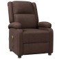 vidaXL Sillón de masaje cuero sintético marrón vidaXL Sillón de masaje cuero sintético marrón