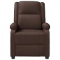 vidaXL Sillón de masaje cuero sintético marrón vidaXL Sillón de masaje cuero sintético marrón