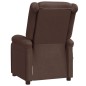 vidaXL Sillón de masaje cuero sintético marrón vidaXL Sillón de masaje cuero sintético marrón