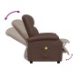 vidaXL Sillón de masaje cuero sintético marrón vidaXL Sillón de masaje cuero sintético marrón