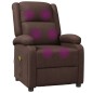 vidaXL Sillón de masaje cuero sintético marrón vidaXL Sillón de masaje cuero sintético marrón